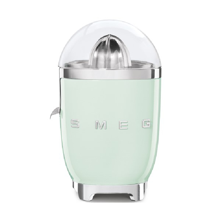 SMEG เครื่องคั้นน้ำผลไม้ ดีไซน์ 50’s Style สีเขียวพาสเทล รุ่น CJF01PGEU
