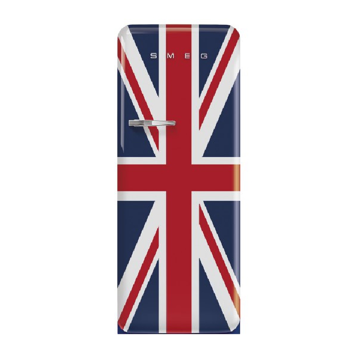 SMEG ตู้เย็น 270 L ดีไซน์ 50’s Style ลายธงชาติอังกฤษ รุ่น FAB28RDUJ5