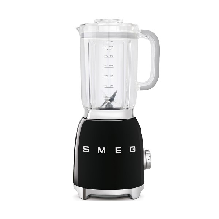 SMEG เครื่องปั่นอาหาร ดีไซน์ 50’s Style สีดำ รุ่น BLF01BLEU