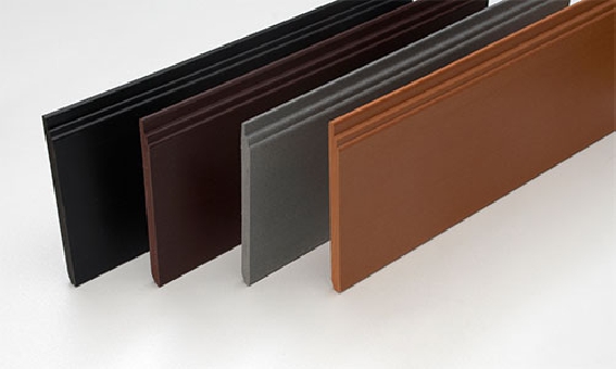 บัวเชิงผนังพีวีซี รุ่น P-1 กว้าง 4 นิ้ว หนา 6 มม. (ราคาต่อเมตร)