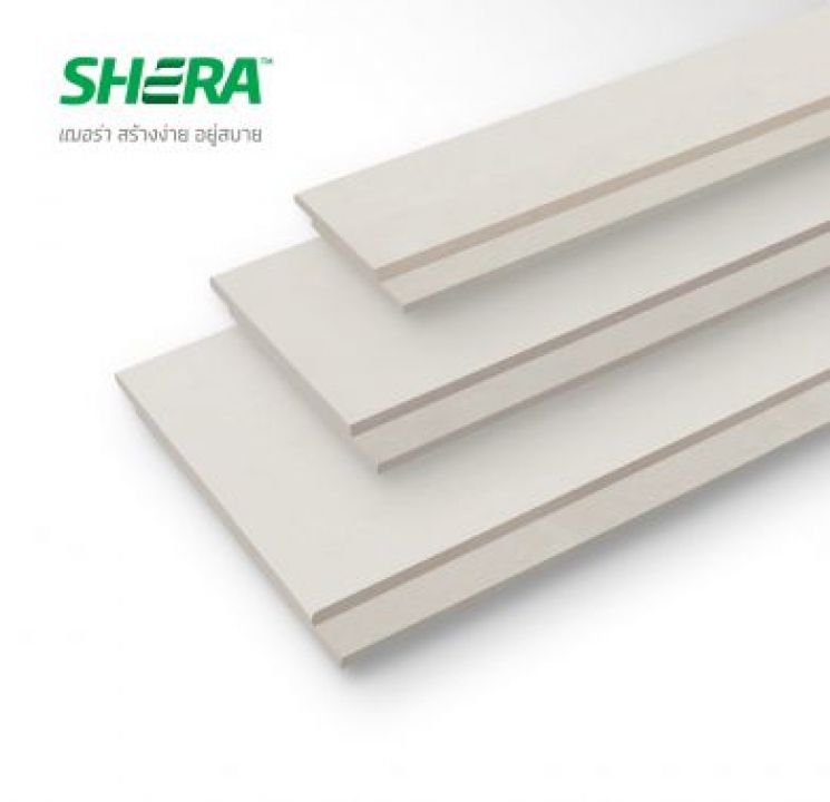 ไม้ฝาสเปลนดิดเฌอร่า รุ่นโมเดิร์นสแทกเกอร์ ผิวเรียบ สีธรรมชาติ Shera