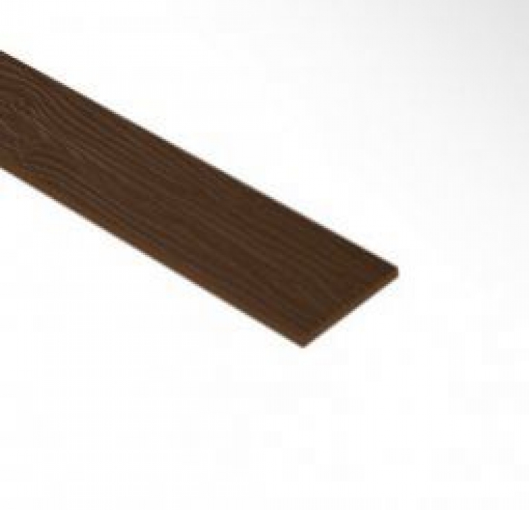 ไม้ฝา ตราเฌอร่า รุ่นขอบตรง ลายสัก สีน้ำตาลเมอร์โบ Shera