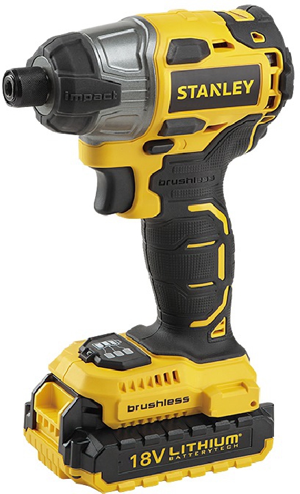 STANLEY สว่านไขควง ไร้แปลงถ่าน แบตฯ 2.0AH 2 ก้อน 18V