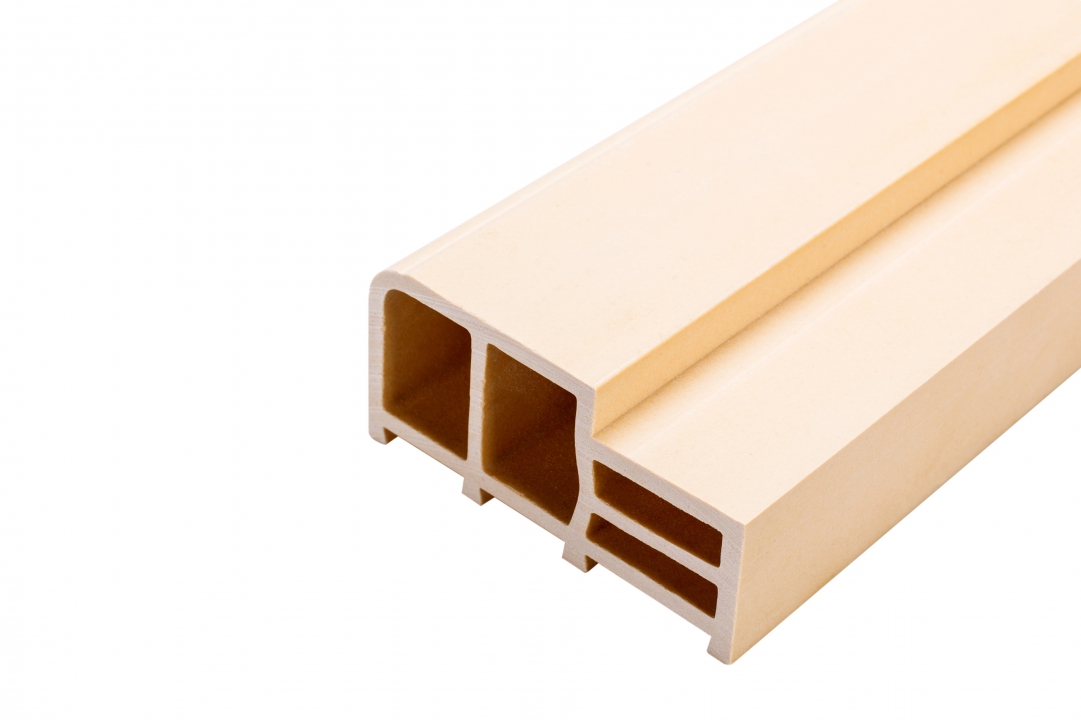 พีวูด วงกบไม้สังเคราะห์ รุ่น 2 X 4 (บังใบ1 1-2") 70 X 200