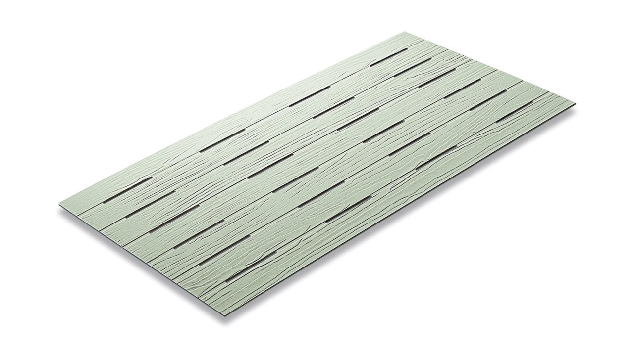 ฝ้าสมาร์ทบอร์ด เอสซีจี รุ่นลายไม้ระบายอากาศ ขนาด 60X120X0.4 ซม. สีซีเมนต์ SCG ระบายอากาศ