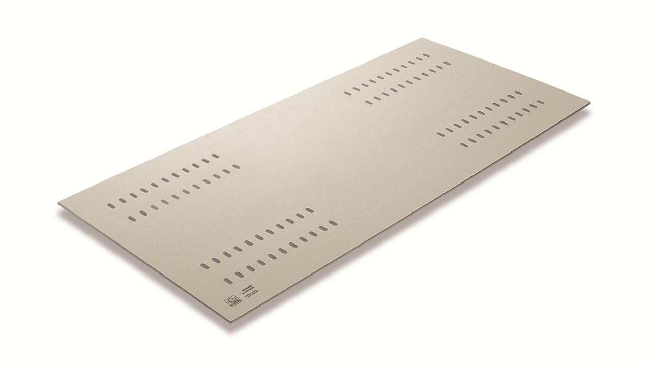 ฝ้าสมาร์ทบอร์ด เอสซีจี รุ่นระบายอากาศ ขนาด 60X120X0.4 ซม. สีซีเมนต์ SCG ระบายอากาศ