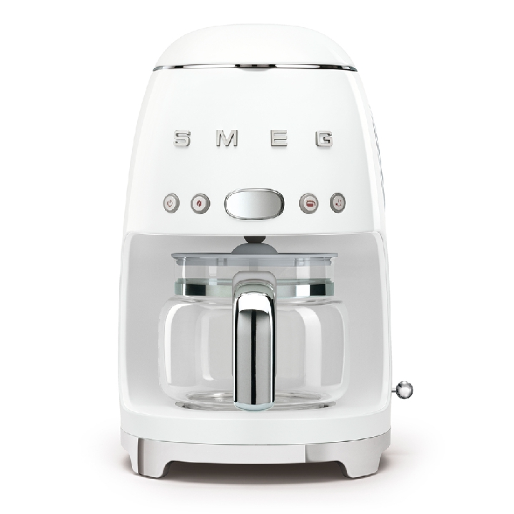 เครื่องชงกาแฟดริป Smeg 50&amp;#039;s retro รุ่น DCF02WHEU สีขาว