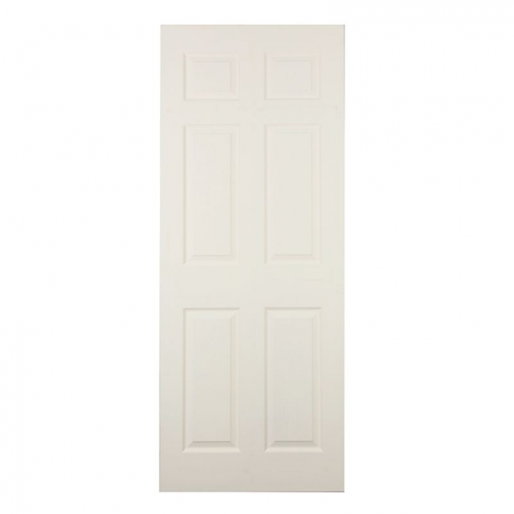 ประตูลูกฟัก HDF ขนาด 80 X 200 ลายลานนา 6 ช่อง