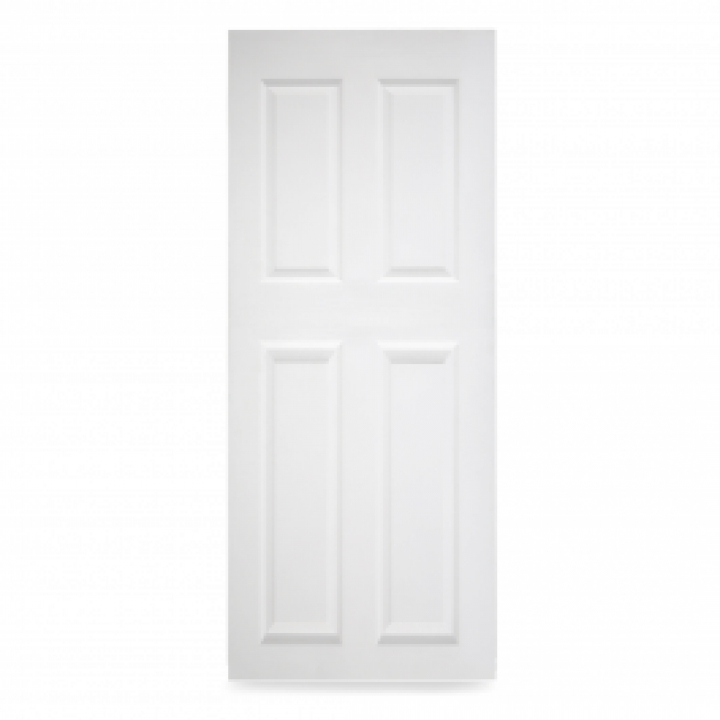 ประตูลูกฟัก HDF ขนาด 70 X 200 ลายศรีวิชัย 4 ช่อง