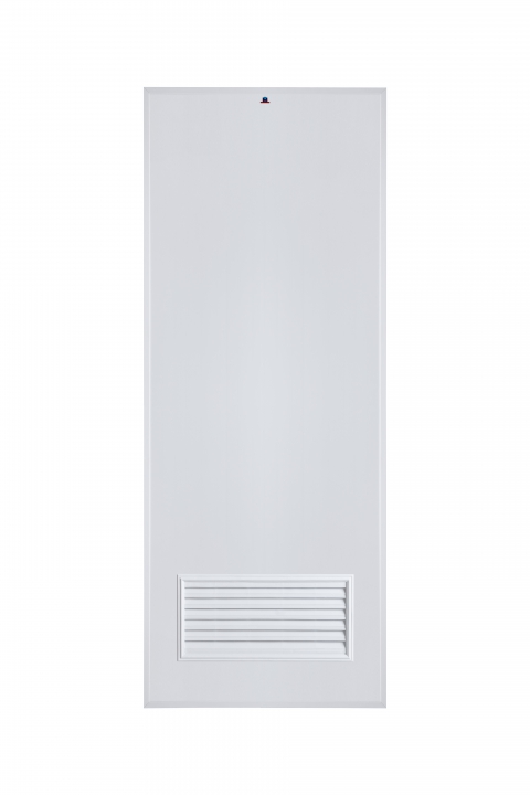 ประตูPVC Metro-tech รุ่นAsia หนา 1.5 นิ้ว แบบบานเกล็ด 1-4 บาน สีครีม , สีเทา