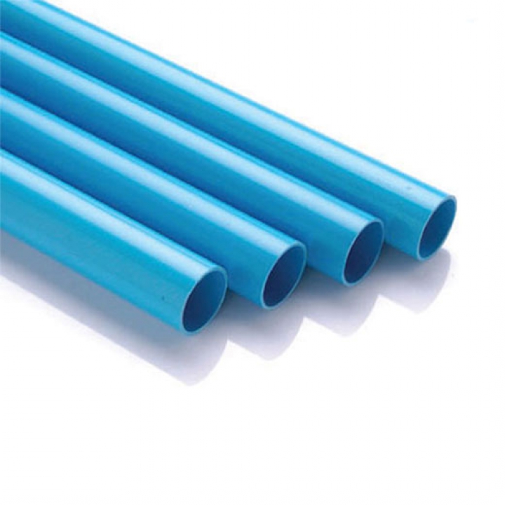ท่อพีวีซี ฟ้า เอสซีจี ช้าง ปลายเรียบ ชั้น 5 80 มม. 3 นิ้ว ยาว 4 เมตร