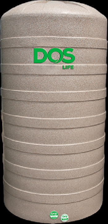 ถังเก็บน้ำบนดิน DOS GRANITO ขนาด 1500 ลิตร แถมลูกลอย