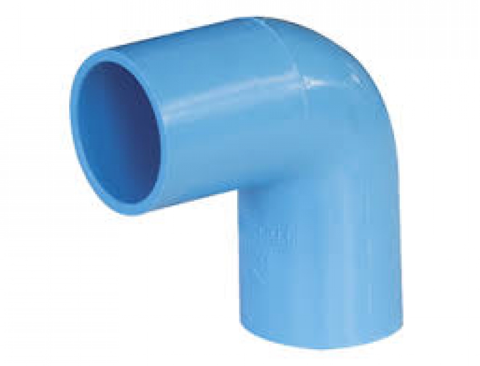 ข้องอ 90 หนา ฟ้า เอสซีจี 35 มม. 1 1-4 นิ้ว