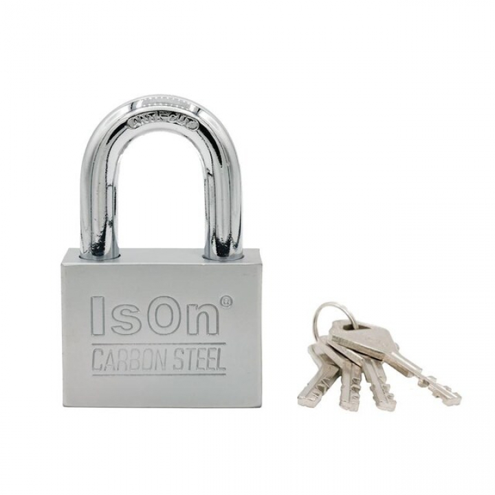 กุญแจเหล็กคาร์บอน NO.899-40 มม. ISON ซานตินนิกเกิ้ล