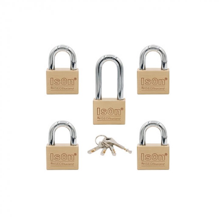 กุญแจ KA.450-40-5 ตัวชุด ISON ทองเหลือง