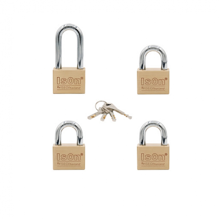 กุญแจ KA.450-40-4 ตัวชุด ISON ทองเหลือง