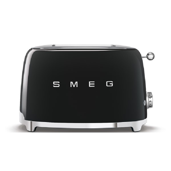 SMEG เครื่องปิ้งขนมปัง 2×2 ดีไซน์ 50’s Style สีดำ รุ่น TSF01BLEU