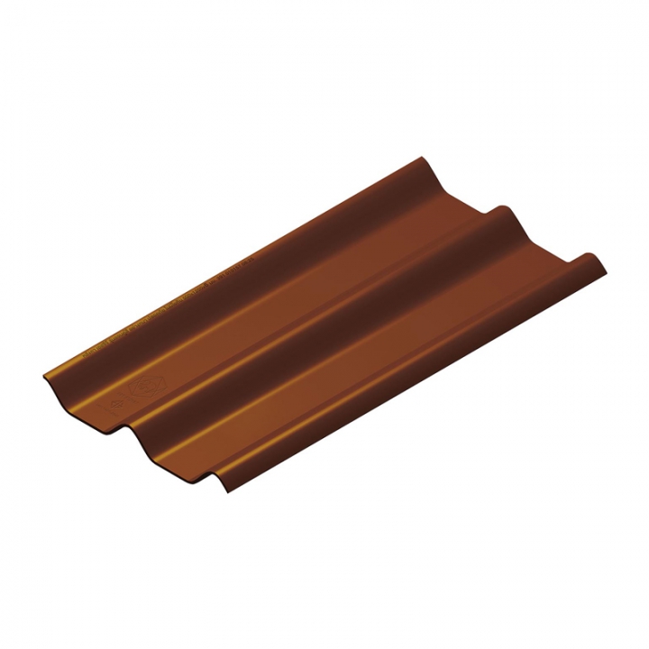 กระเบื้องลอนคู่ SCG ไฮบริด 50 X 120 X 0.55 สีเปลือกมังคุด