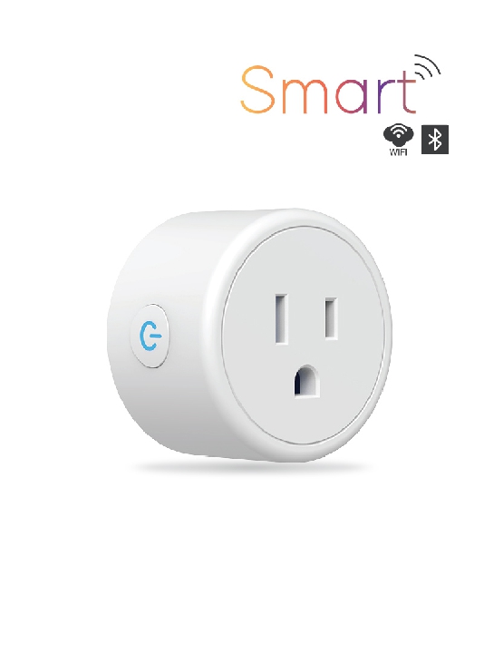 HI-TEK SMART ปลั๊ก 1 ช่อง WIFI+BT