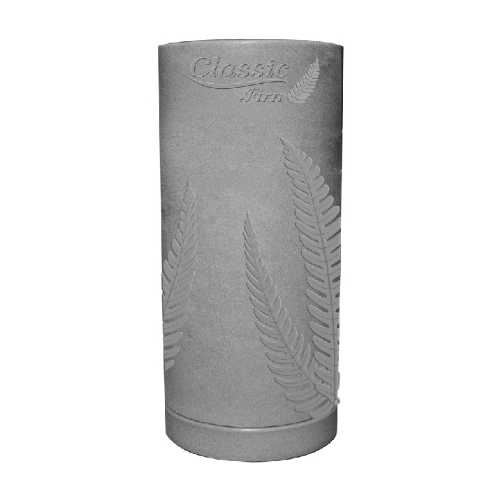 ถังเก็บน้ำตั้ง ลายกราฟฟิก ลายใบเฟิร์น สีแกรนิตเทา ขนาด 1000