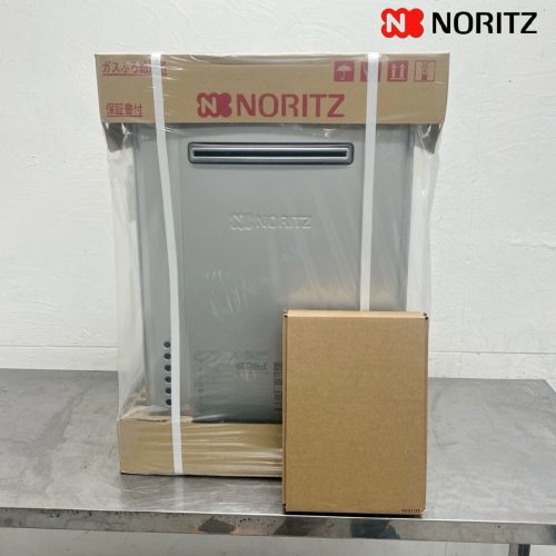 เครื่องทำน้ำอุ่นแก๊ส Noritz (แก๊สเมือง) GT-C2472SAW BL 25 ปีทำเบอร์ 24/รีโมทคอนโทรล RC-J101E Auto Eco Joes NORITZ ไม่ได้ใช้/D6316