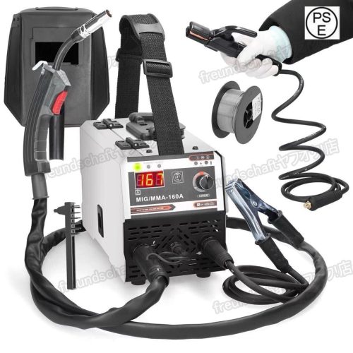 110V สเปคสูงใหม่สำหรับใช้ในครัวเรือน! 100V กึ่งอัตโนมัติเครื่องเชื่อมสำหรับใช้ในครัวเรือน/เชิงพาณิชย์ MIG-160A!MIG MMA สำหรับ 100V เหล็กสแตนเลสอลูมิเนียม zchw0724