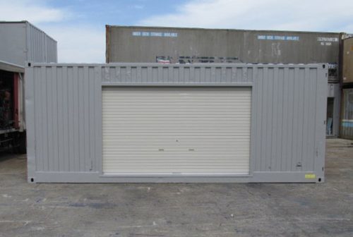 ใช้ตู้คอนเทนเนอร์กระจายสินค้าทางทะเลมาตรฐาน ISO 20FT / โครงสร้างชัตเตอร์ด้านข้างเสร็จสิ้น (ท่าเรือโยโกฮาม่า)(ท่าเรือฮากาตะ)