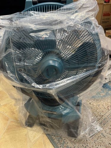 Makita พัดลมแบบชาร์จไฟได้ CF003G พร้อมอะแดปเตอร์ AC เปิดและไม่ได้ใช้ Showa Retro Antique 4V Vintage