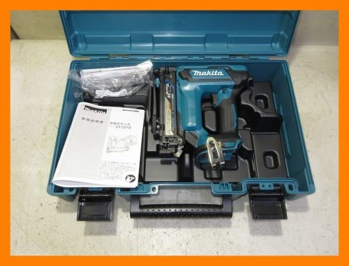 makita ที่ไม่ได้ใช้ Makita เครื่องตอกตะปูแบบชาร์จไฟได้ ST121DZK 18V เครื่องตอกตะปู 2436