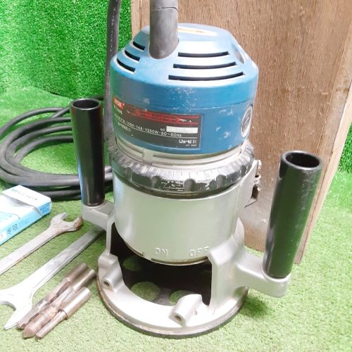 Yoki c312 Ryobi Handy Router พร้อมเบรค (R-330S) ความเร็วในการหมุน: 24000rpm การเจาะร่อง Chamfering Spanner/Flash Bit/กล่องไม้รวม