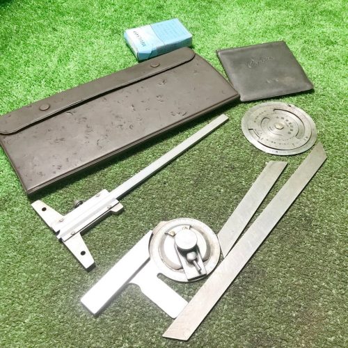 Risou g676 Mitutoyo และอื่นๆ 150 มม.ความลึก/ไม้โปรแทรกเตอร์เอียง/เครื่องคิดเลขน้ำหนักโลหะเครื่องมือวัดอุปกรณ์วัดรวม 3 ชิ้น