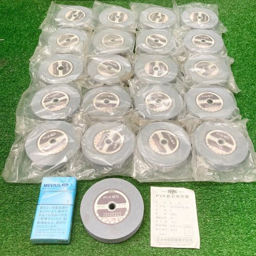 Naraku Q644 ญี่ปุ่นพิเศษ Whetstone PVA Whetstone C1000 SI φ100 × 20 × 10 มม.บดขัด Whetstone ชุด 21