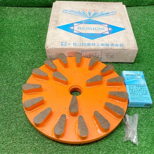 Naraku Q642 Saguchi Abrasive Industry Patik Series ล้อเพชรสั่งทำใหม่ #400 เส้นผ่านศูนย์กลางภายนอก φ ประมาณ 250 มม. เส้นผ่านศูนย์กลางภายใน φ ประมาณเครื่องขัดเงา 30 มม