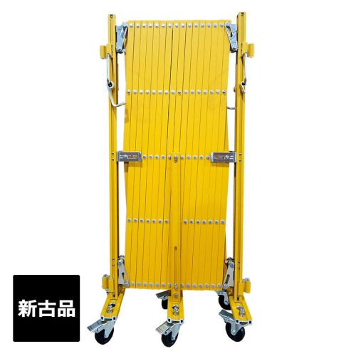 (ของเก่า) EXG1260G-Y ประตูอลูมิเนียม (เหลือง) W6.2m x H1.27m Gate Telescopic Fence Caster Gate Cross Gate Aluminium Almax