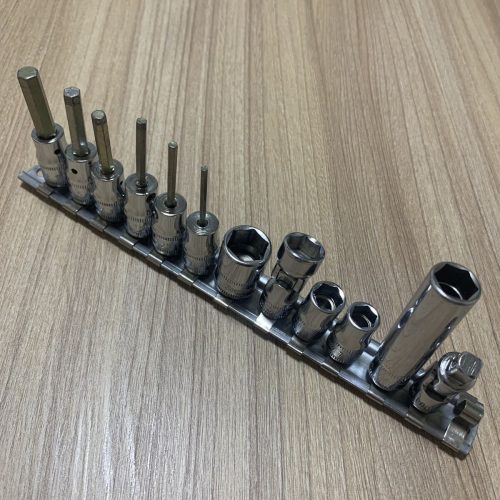 สภาพดี Snap-on 1/4 HEX ซ็อกเก็ตลึก Universal TMM12 TMUSM10 STMM10 TMAM6-2 TMU8 Snap-on แกะสลัก