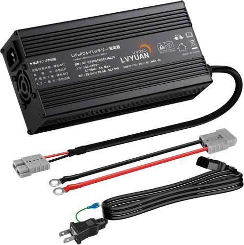 ใหม่ DC29.2V 20A LiFePO4 แบตเตอรี่ลิเธียมเหล็กฟอสเฟต Charger ติดตั้ง Quick CHARGING/ฟังก์ชั่นการชาร์จลอย/0V ฟังก์ชั่นชาร์จ 29.2V(24V) Yinleader