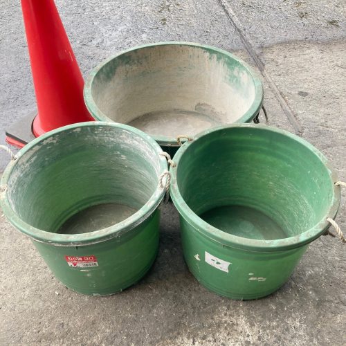 Nadasei J668 Squirrel Kneading Barrel Plastering Barrel Plastering Barrel Contents [30L (ขนาดภายใน φ370mm x ลึก 310mm): 2 ชิ้น 50L (ขนาดภายใน φ630mm x ลึก 295mm): 1 ชิ้น] งานฉาบปูนชุดรวม 3 ชิ้น