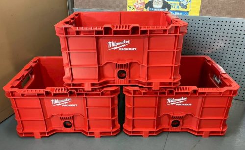 (ยังไม่ได้ใช้) Milwaukee PACKOUT กล่องเครื่องมือ 48-22-8440 กระเป๋าใส่เครื่องมือชุดเครื่องมือ King 3 ชิ้น (3150K)