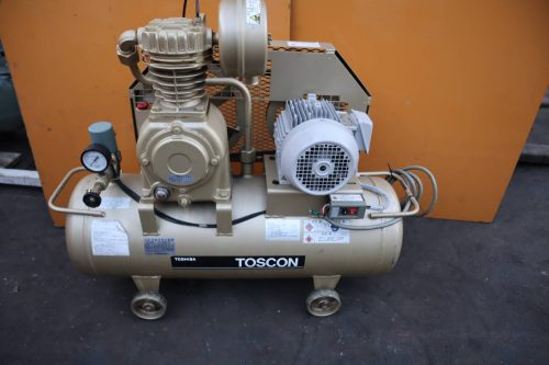 เครื่องอัดอากาศ Toshiba SP10D-15T2 1.5kw (2hp) 3 เฟส 200V ตรวจสอบการบำรุงรักษาแล้วยืนยันการดำเนินการแล้วขายหมดแล้ว