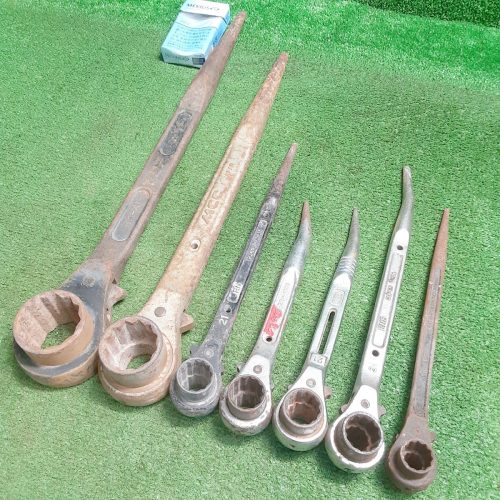 Nada Nozomi c346 Super Tool MCC TOP ประแจวงล้อ 2 ปลายด้ามวงล้อประแจวงล้อ 2 ปลายขนาด (13-41mm) ชุด 7 ชิ้นรวม