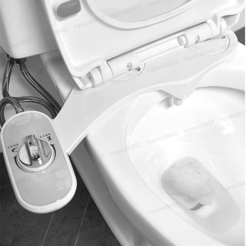 Washlet อุปกรณ์ล้างก้นพร้อมฟังก์ชั่นโถชำระล้างไม่ต้องใช้ไฟฟ้าติดตั้งง่ายอุปกรณ์ทำความสะอาดโถชำระล้างฟังก์ชั่นทำความสะอาดหัวฉีดอัตโนมัติระบบกดชักโครกใช้ได้กับห้องน้ำทั่วไปถูกสุขลักษณะประหยัดน้ำอุปกรณ์ทำความสะอาดร่างกาย