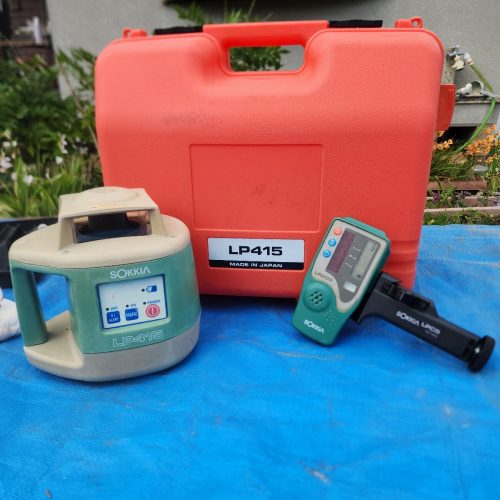 ปรับความแม่นยำแล้ว! พร้อมใช้งาน! ! Sokia LP415 Receiver LR200 ใช้งานได้เลยเลเซอร์วัดระดับแบบหมุนได้ Auto Level พร้อมใช้งาน 2617
