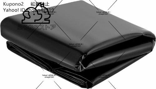 ซับสระว่ายน้ำ HDPE บ่อประดิษฐ์ผ้าใบกันน้ำหนา 0.2 มม.Underliner Pond Liner Anti-UV Garden Pond Liner Impermeable ฟิล์มกันน้ำ 3x4m