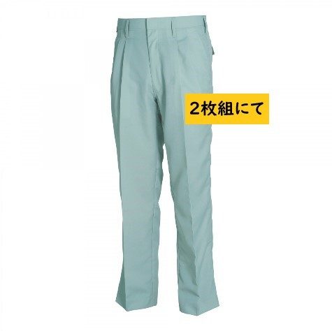 Big Inaba ราคาพิเศษ Fujiwa [Spring/Summer] 7301 กางเกงสแล็กผ้าฝ้ายพรีเมียมซับในฤดูร้อน (53 สีเขียว W79cm) ราคาปกติ 7810 เยนเซ็ต 2 ตัวราคา 2980 เยน