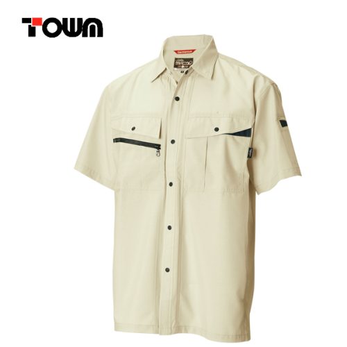 [จัดส่งแบบแพ็ค Yu-Pack/1 ชิ้น] เสื้อเชิ้ตแขนสั้น Fujiwa ฤดูใบไม้ผลิ/ฤดูร้อน 7555 (05 ivory/LL) ชิ้นละ 9,180 เยนสินค้าจริง 1,000 เยน