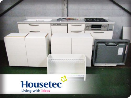 ของตั้งโชว์/ของที่ไม่ได้ใช้/Housetec/RK/W255/อ่างล้างจานซ้าย/เครื่องล้างจาน/เครื่องดูดควัน/ตู้แขวนยกสูง/โช้คอัพ/ชุดครัวระบบ/1.4 ล้าน/ymm4662k