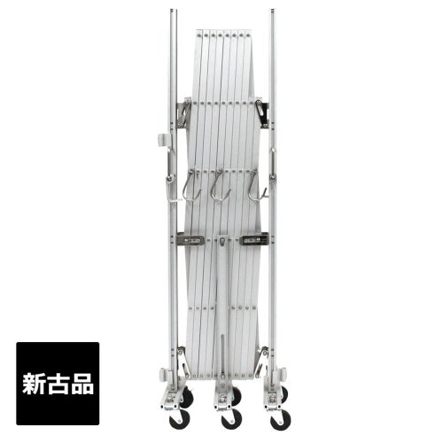 (ของเก่าใหม่) EXG1540G ประตูอลูมิเนียม (Alumite Silver) ประตูอลูมิเนียม W4.0 x H1.6m ประตูล้ออลูมิเนียมประตู Cross Gate อลูมิเนียม Almax