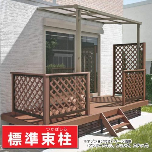 ดาดฟ้าไม้เรซินประดิษฐ์กว้าง 1.0 1794 มม. x กว้าง 3 shaku 900 มม. x ดาดฟ้าสูง 500 มม. DIY/ขอบบอร์ด/ภายนอก