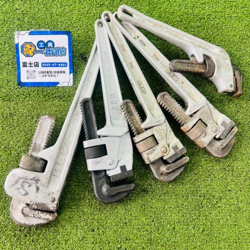 Wealth) ชุดประแจจับท่ออลูมิเนียม MCC/SUPER TOOL/ARM 5 ชิ้น 450mm/350mm/300mm Pyren OK w0707-7
