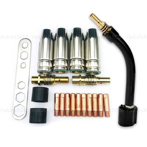半自動溶接機 消耗品 20点 セット ノズル付 0.8mm チップ 工具 トーチ コンタクト ノズル MIG100 MIG130 MIG160 MIG200 アーキュリー